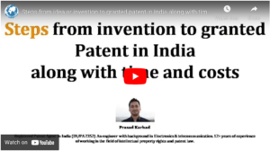 patent procedure time line and costs